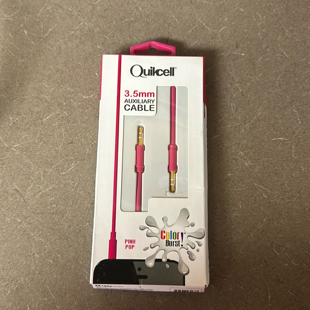 3.5mm auxiliary cable